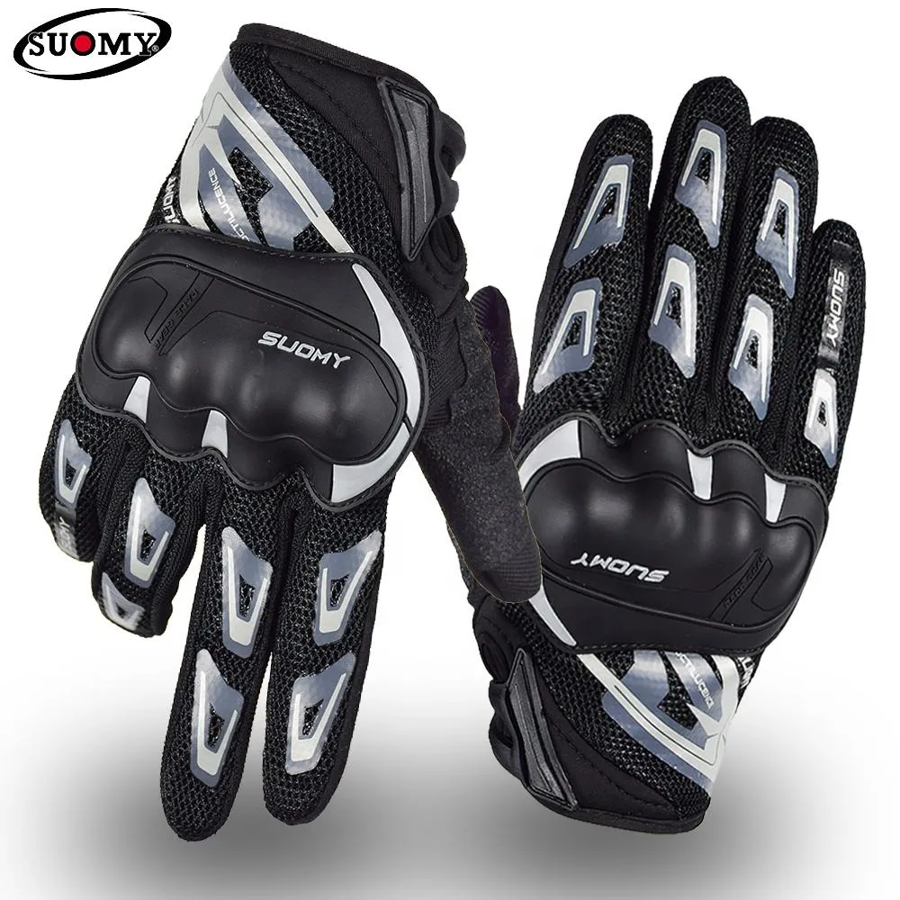 SUOMY SU11 Black Grey Gloves (M)